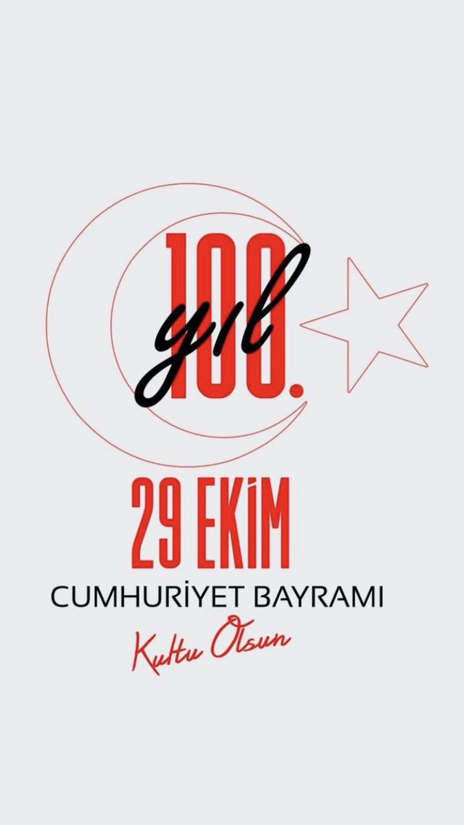 Kutlu olsun…🇹🇷♾

 #CUMHURIYETİMİZ100Yaşında