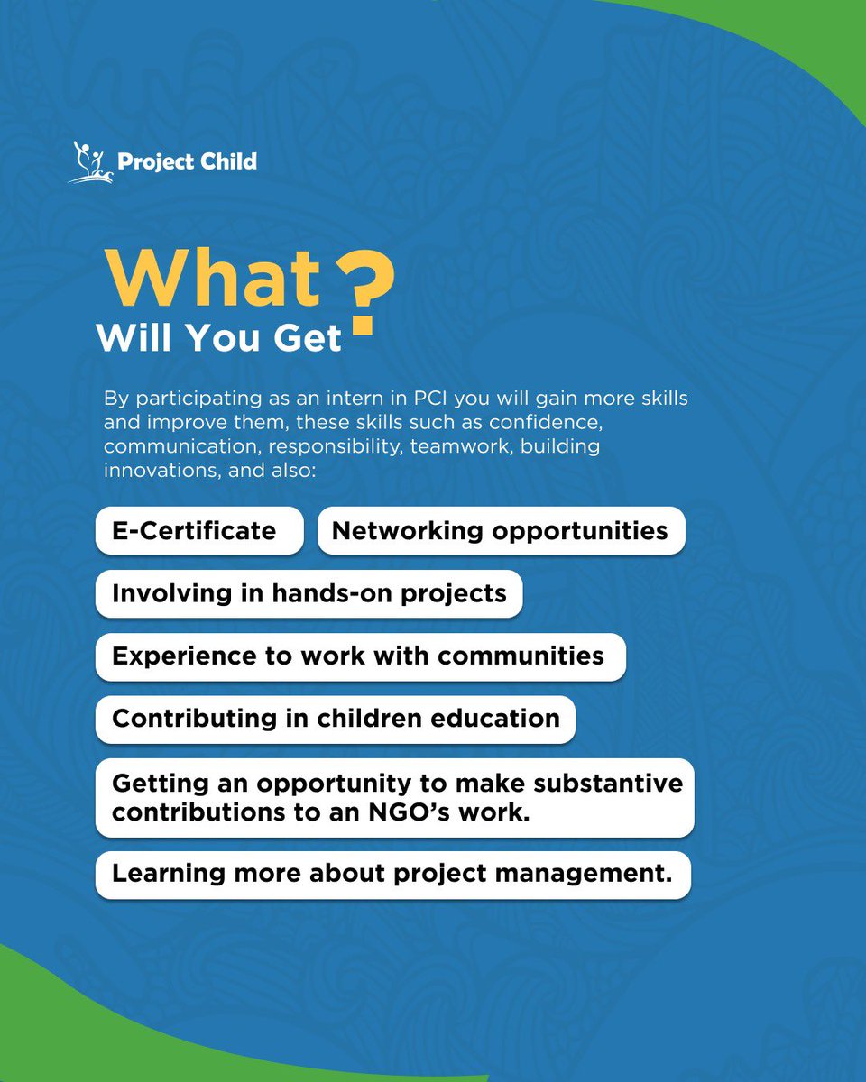 projectchildina's tweet photo. WE’RE HIRING A NON REGULAR INTERNSHIP BATCH 36!

Project Child Indonesia is looking for someone who is passionate about making a positive impact for children’s issues. We are seeking positive, highly motivated, and creative individuals to join our team. https://t.co/FdNjWUtb8z