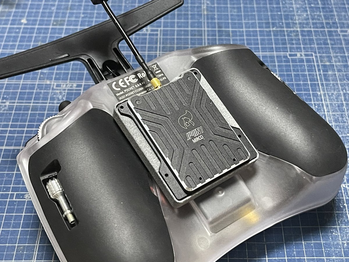 akatsuki310r's tweet image. 配線前ですが〜
こんなん作りました〜✨
JP4in1 micro モジュールケース
#jumper
#multiprotocol