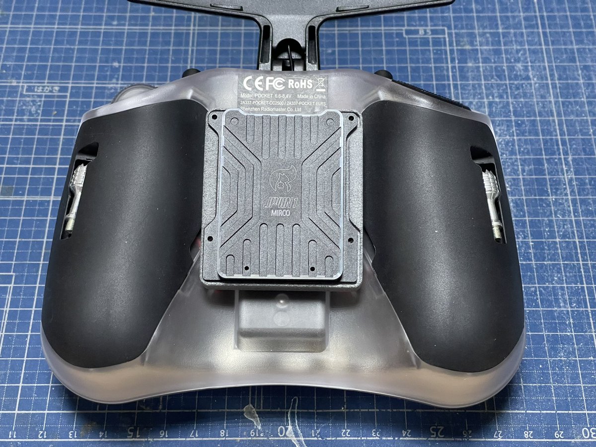 akatsuki310r's tweet image. 配線前ですが〜
こんなん作りました〜✨
JP4in1 micro モジュールケース
#jumper
#multiprotocol