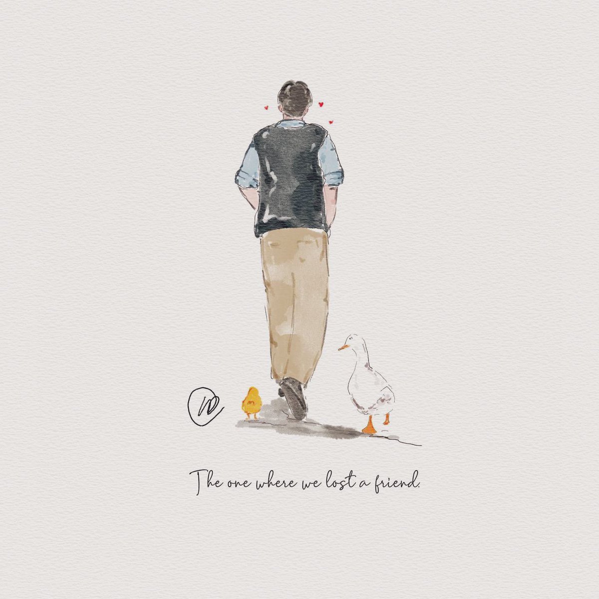 For years and years Friends has been / still is my “comfort” tv show and Chandler’s lines always and always makes me smile / forget my problems . RIP Matthew Perry .. Hope you find your peace [no credits on the illustration]