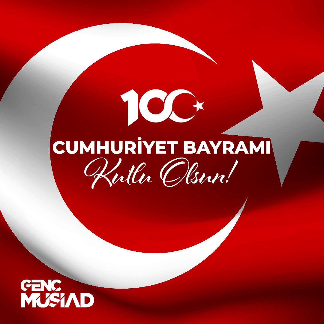 Cumhuriyetimizin 100. Yılı Kutlu Olsun ! 🇹🇷

Türkiye Yüzyılı, "Büyük ve Güçlü Türkiye"nin vizyonu. Başarının, enerjinin, geleceğin, birlik ve beraberliğin yüzyılı olacak inşallah. 

Bu toprakları bize vatan kılan aziz şehitlerimizi ve kahraman gazilerimizi rahmetle ve minnetle