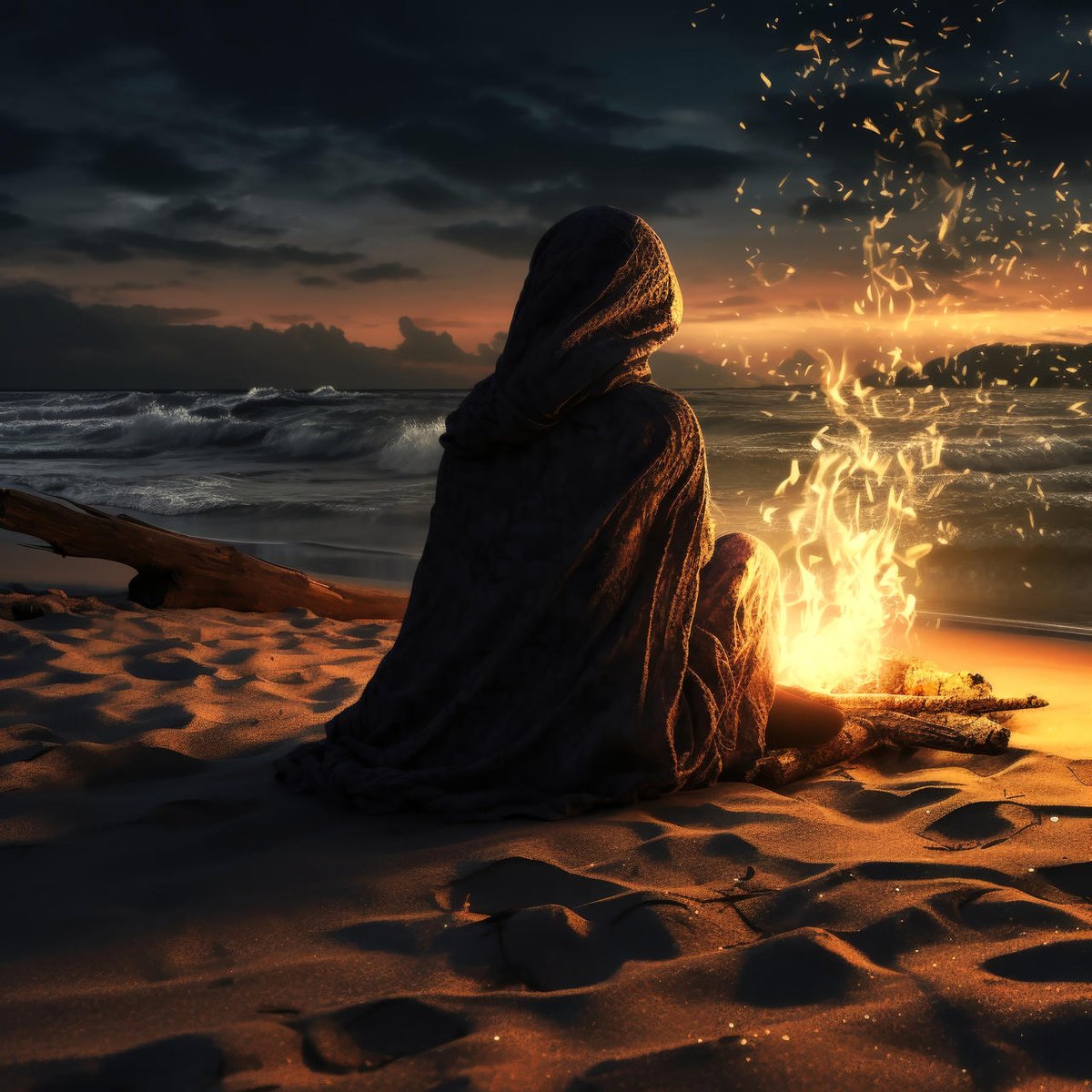 My soul so gently
kindled love for yours
A bloom of fire
I feared would never fade

&amp;as I faced our soft sunset
dressed warmly in my solitude
I stood at the bridle of our eventide
greeted by that well-stoked
unwithering flame

Learning
ash-ladened
what it is to burn
alone
#vss365