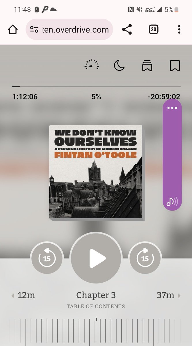 It's been sitting on my nightstand since Xmas, but with the great Himself landing in CHS next week, @aidokel to the rescue...