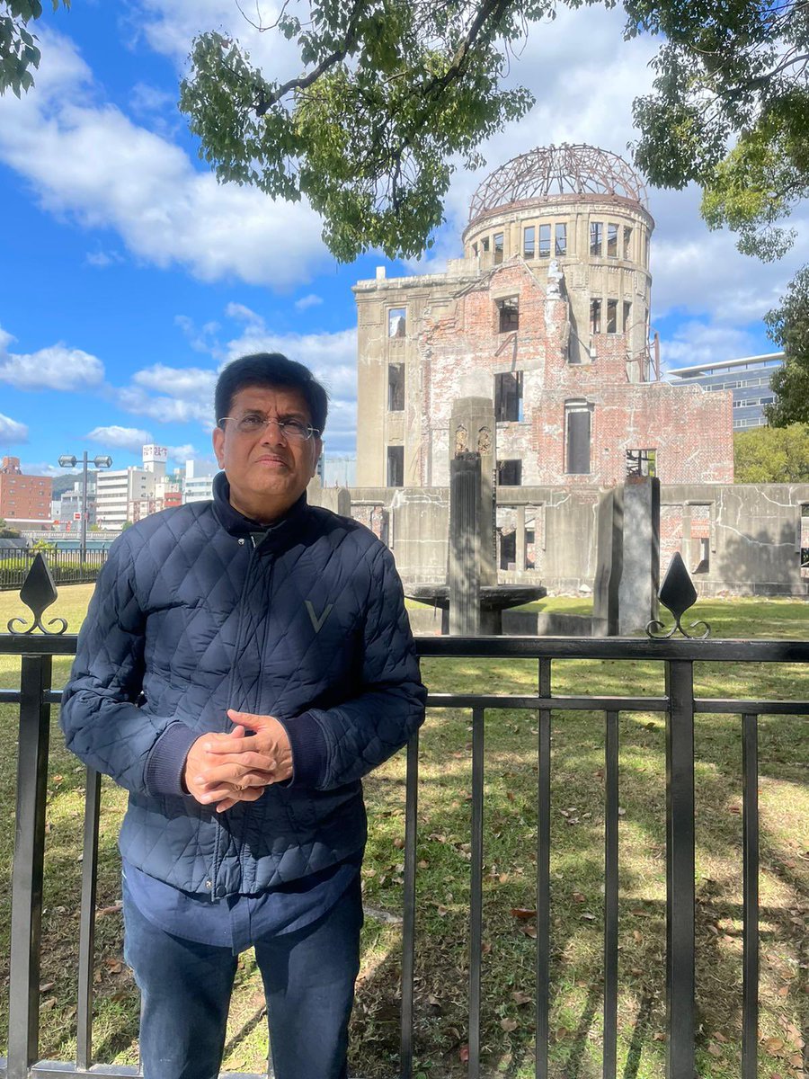PiyushGoyal's tweet photo. Peace must always prevail 🙏

📍Hiroshima, Japan https://t.co/XXasLrKB0Q