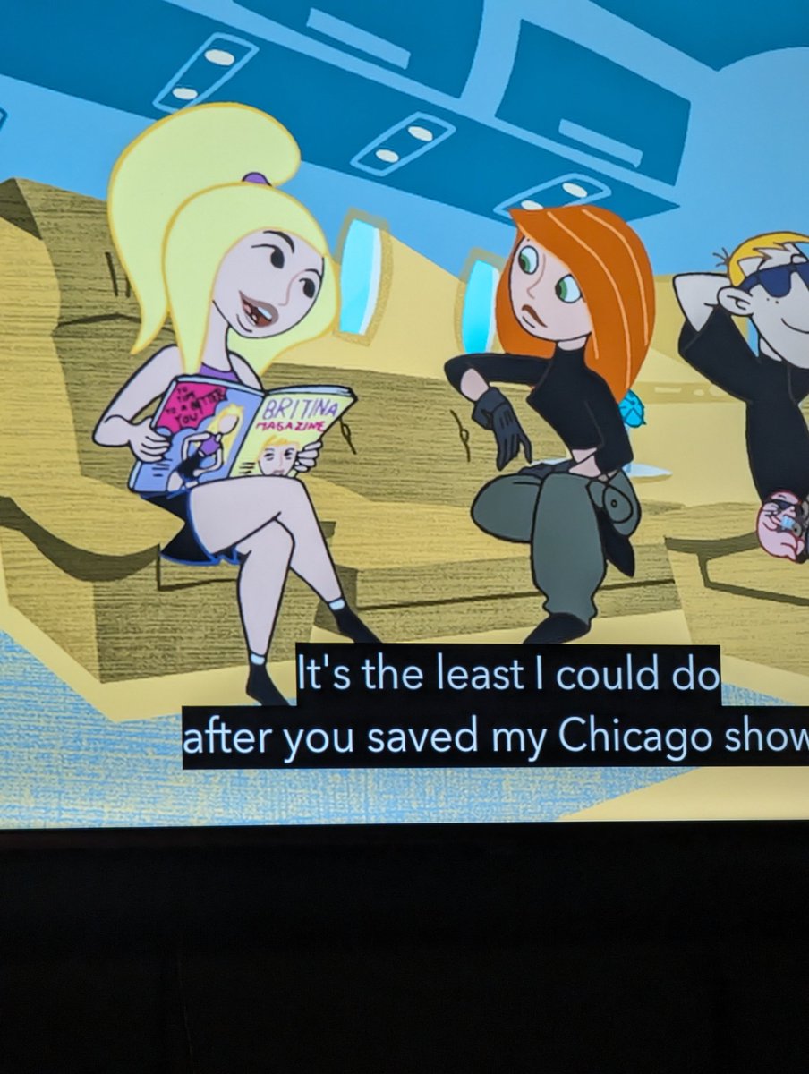 EthicalPanda77's tweet photo. I'm spending the weekend taking care of my millennial girlfriend & we've decided she needs to introduce me to her childhood. We've gone through #HSMs and other #DCOMs and now we're starting #Kimpossible
I'm going to understand so much more of the internet after this. https://t.co/FL6cPWqCDh