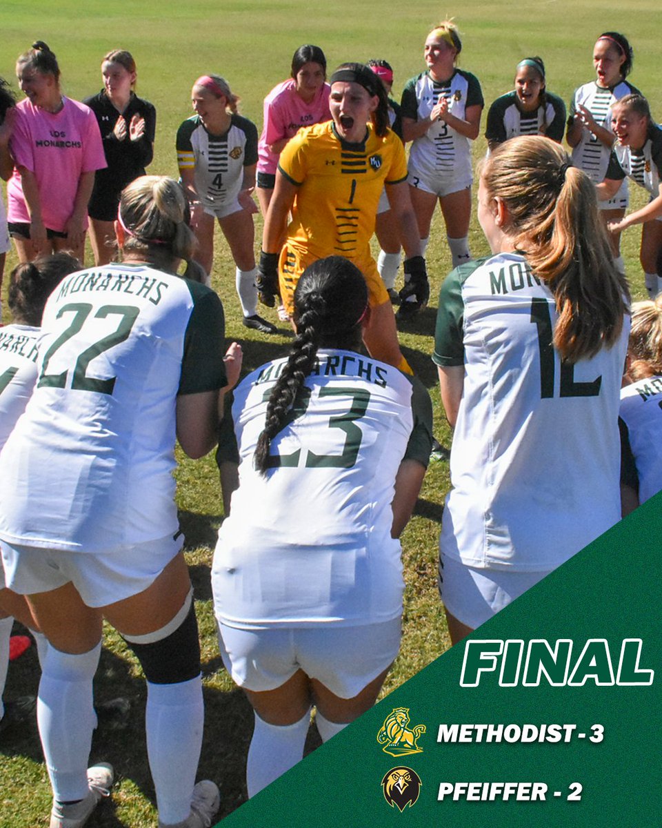 The Methodist soccer teams capped off the regular season with wins at home on Saturday! Additionally, the men secured the USA South Athletic Conference regular-season title!