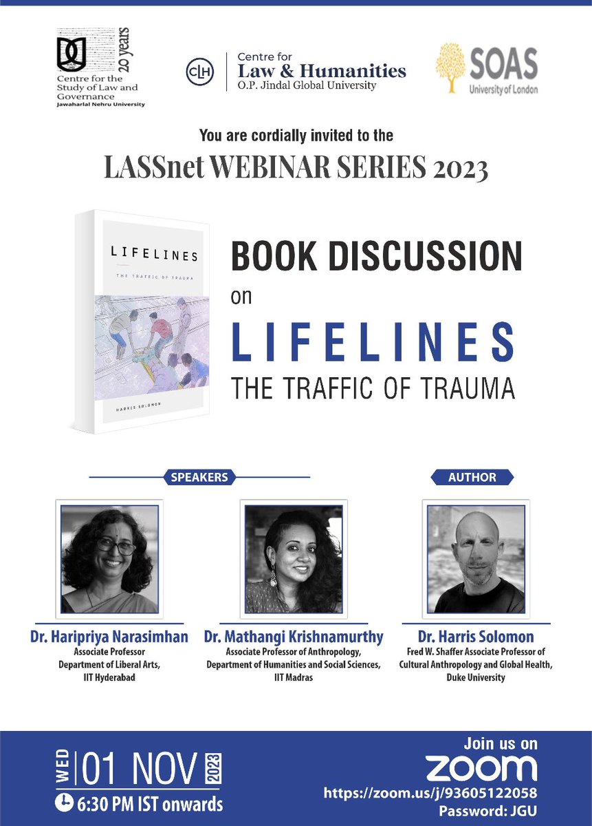 Deblina_Dey's tweet photo. Excited to be hosting @harrissolomon’s book discussion at @LassnetN 
Please join if this interests you. Meeting link is on the poster. https://t.co/E7MeZNVcfI