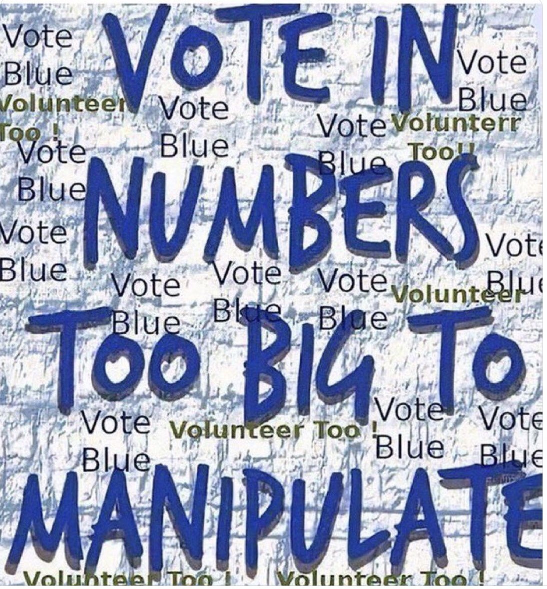 @Len_Future Hi Len! Great resisters on every list! 💙💙💙
We must remember to #GetTheVoteOut and #VoteBlueEveryElection!!! 
Have the best night, my friend! 💙🐰