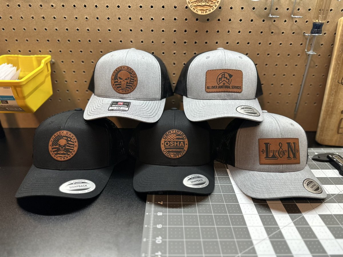 Lucky7Graphix's tweet photo. How about these custom #leatherpatch hats. #Richardson112 #railroad #bluecollar https://t.co/DIgK1Ggysu
