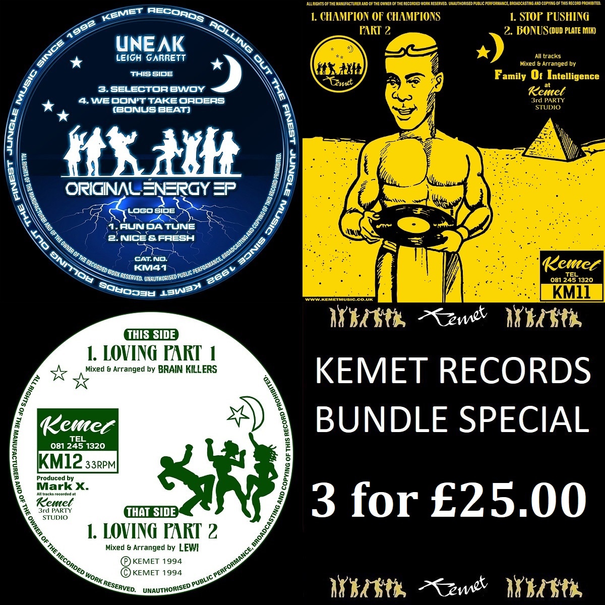 We understand the principle that when things get hard for people a sacrifice is the way to give back the balance.
So remember we do not give cheap music because the music has less value, We give valuable music at a great price out of a love for the people in the Jungle scene.