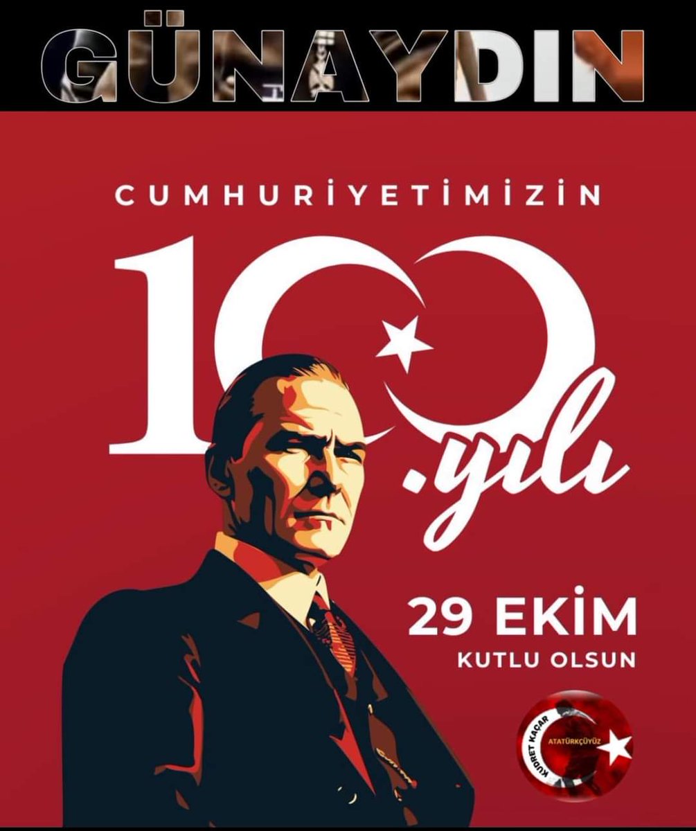 Yaşasın C U M H U R i Y E T #Atatürkünizinde100yıl