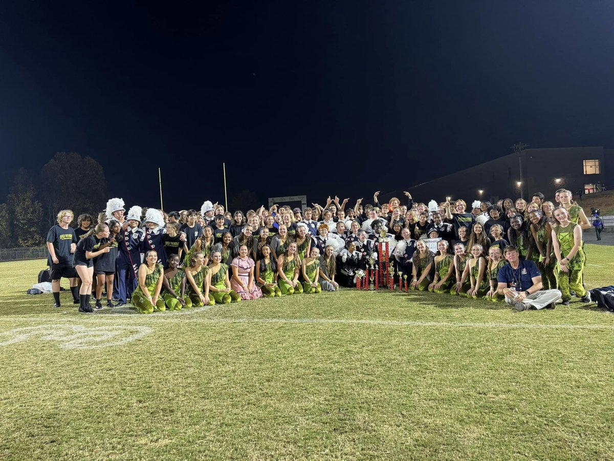 AFHSBands's tweet photo. CONGRATULATIONS Grand Champion Patriot Regiment 4A-7A! 1st color guard, visual effect, and music performance. 2nd percussion and drum major. 1st in class 6A and Band of the Day for top score in the competition. Way to go Patriot Regiment! We love our seniors! https://t.co/Cxo4KGgj9E