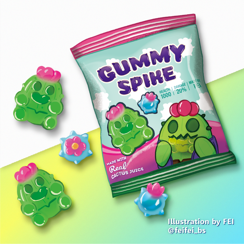 feifei_bs's tweet photo. TRICK OR TREAT! 🍪🍬🍭
Give me something good to eat!👻

Delicious GUMMY SPIKE is here.

///

不給糖就搗蛋！
好ㄘㄉ史派克軟糖在這！

#荒野亂鬥 #史派克 #ブロスタ
#ブロスタグラム
#브롤스타즈 #슈퍼셀
#supercell #BrawlStars #BrawlStarsart #brawlart
#brawlstarsfanart #thebrawlies https://t.co/ov2q3CAiVq