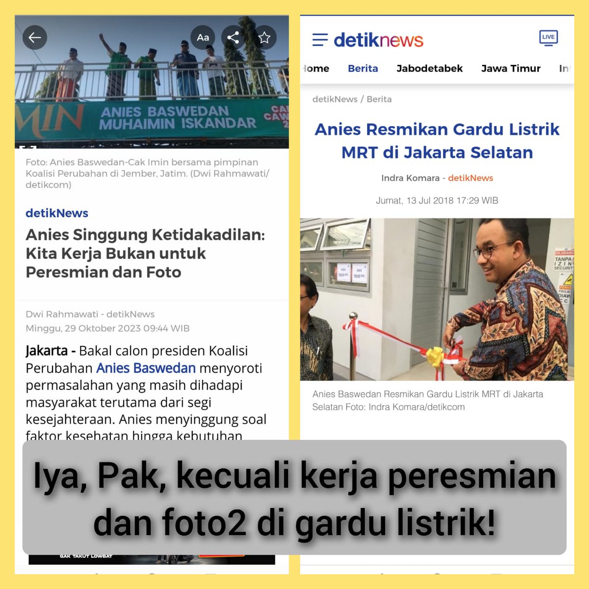 Iya, Pak <a href="/aniesbaswedan/">Anies Rasyid Baswedan</a> kecuali For Gardu Listrik!