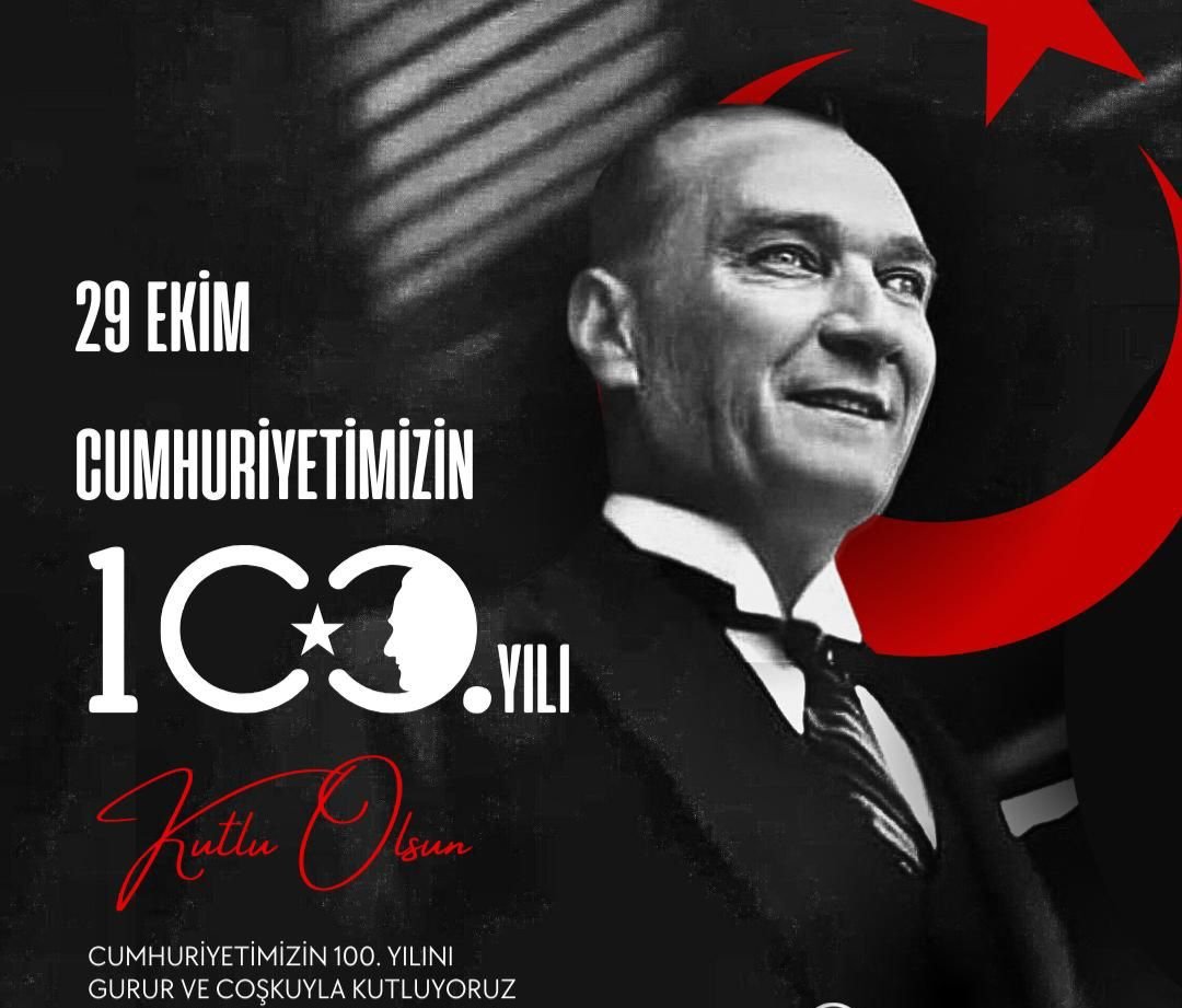 #CumhuriyetBayramımızKutluOlsun 
Ne Mutlu Türk'üm Diyebilen Herkesin Cumhuriyet Bayramı Kutlu Olsun 🇹🇷🫶