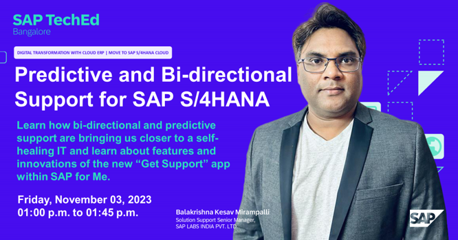 Oliver_Huschke's tweet photo. Learn about innovations of the new “Get Support” app within #SAPforMe providing you access to all support channels, which are using artificial intelligence (AI) algorithms. 

➡️Register now: https://t.co/JUnv6Dxxps

 #SAPTechEd #SAP #SAPSupport #predictivesupport #AI #GenAI https://t.co/nGCMjRv7gY
