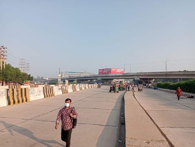 বিএনপির ডাকা হরতালে মহাসড়ক অনেকটাই ফাঁকা