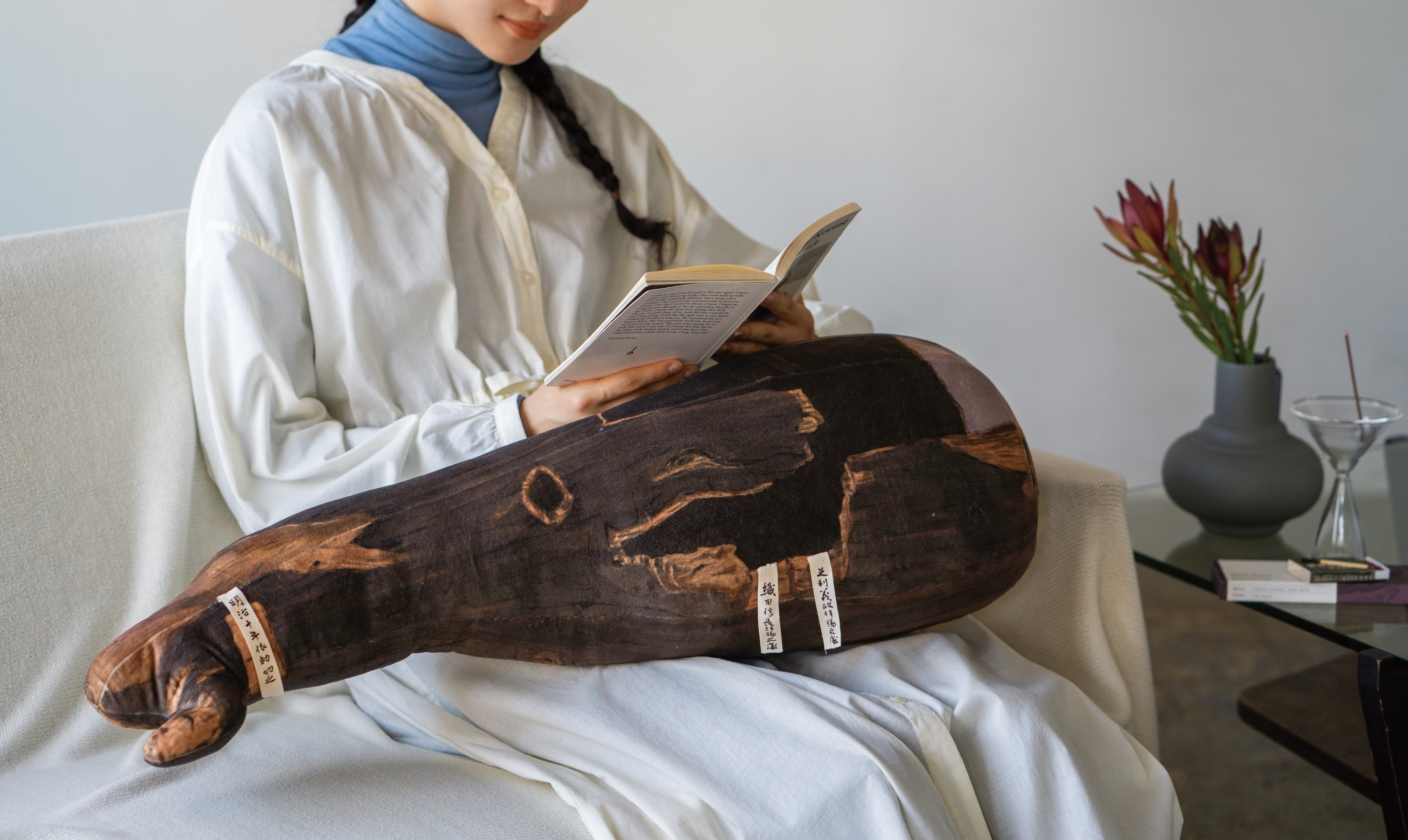 蘭奢待　クッション 正倉院展×ミュージアム部 抱きしめたくなる天下の名香 蘭奢待（ら