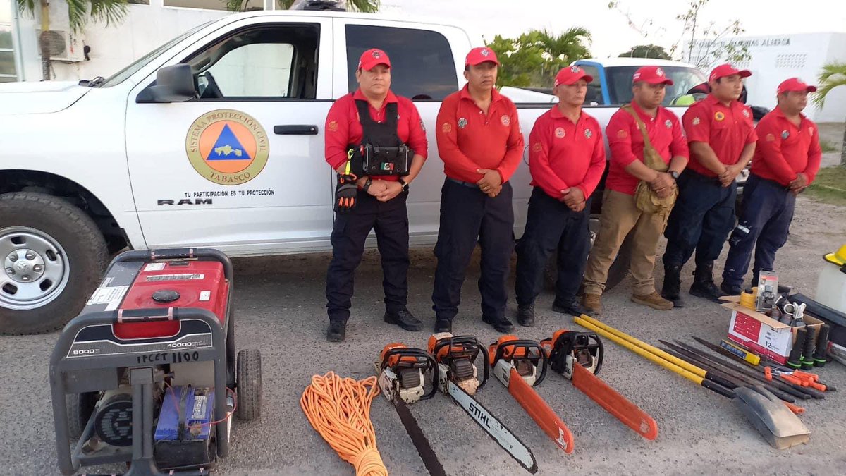 Como presidenta de la Comisión de Protección Civil del <a href="/CongresoTab/">Congreso Tabasco</a>  y en nombre de quienes integramos la comisión, felicitamos al equipo de Protección Civil del @Gobierno_Tab por la inmediata ayuda a nuestros hermanos de #Guerrero por el impacto del huracán otis.