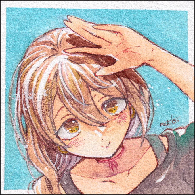 ①の子お迎え有難うございます。 この子は展示活動を本格的に始める前に描いた作品の子です