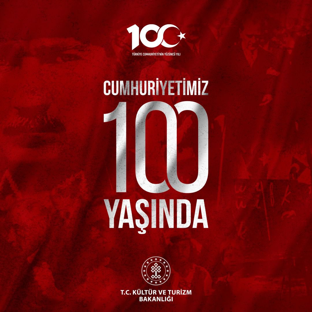 Cumhuriyetimizin 100. yılı kutlu olsun!

Kültür ve sanatta zengin bir mirasın temsilcisi, sağlıktan teknolojiye her alanda büyük başarıların sahibi olduk. Gazi Mustafa Kemal Atatürk ve tüm ecdadımıza saygılarımızla hep birlikte daha nice yüz yıllara…  #CumhuriyetBayramı, #29Ekim