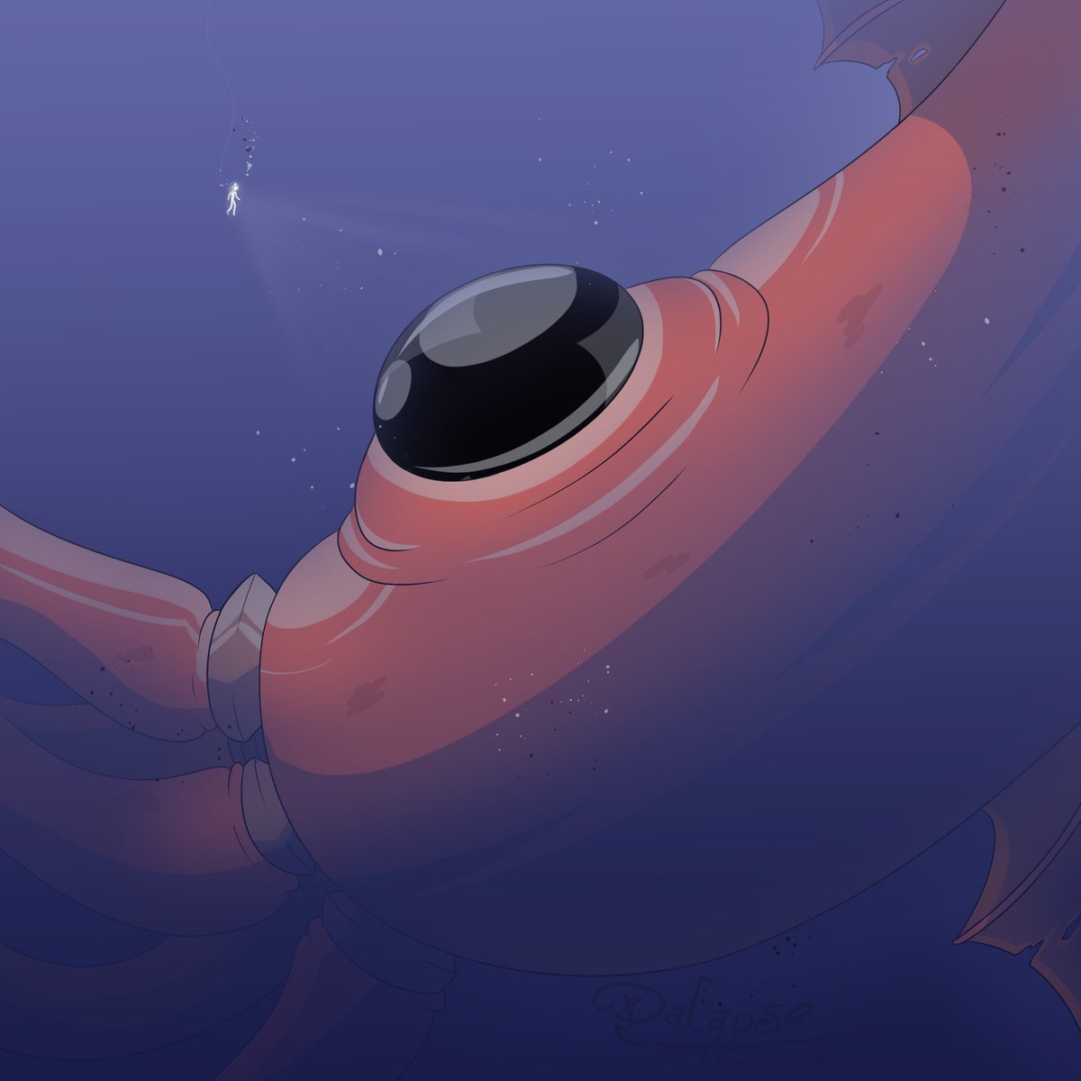 DaCause_arts's tweet photo. Inktober Day 29: Massive 
#inktober2023 #inktober #digitalart #digitalartist #seamonster https://t.co/nKoPkXgMcv