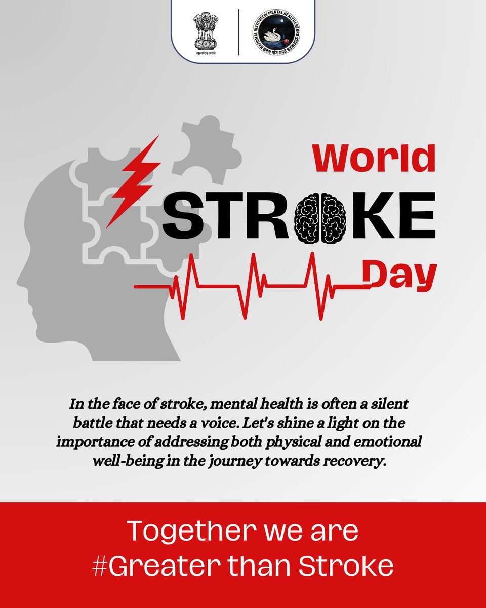 Every Second Counts: Raise Awareness, Save Lives.

#worldstrokeday #greaterthanstroke
#strokeAwareness #knowthesigns #strokePrevention #healthyheart #brainhealth