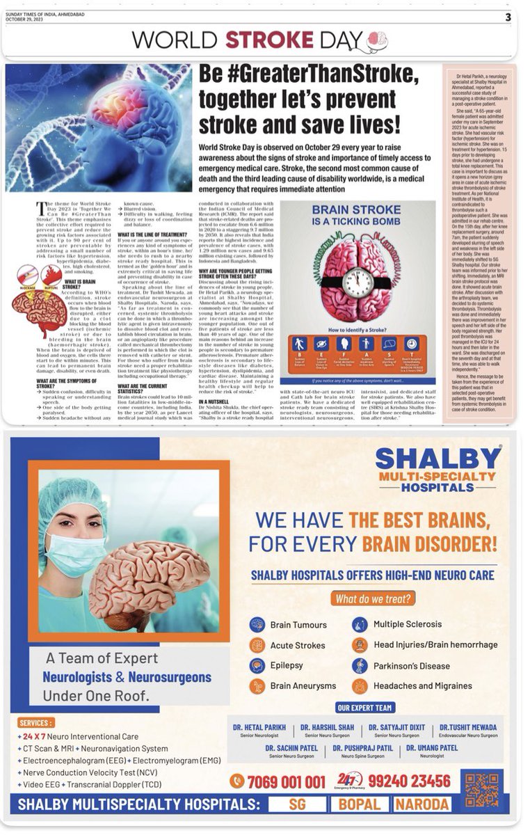 Hitaakshi (@hitaakshi8) on Twitter photo बाबू मुशाय इसबार यह दिमाग़ का मामला है ।
So “Mind It” with healthy mind. Identity #Stroke and act to prevent it timely.
#Shalby is Stroke Ready Hospital with trained experts.
#WorldStrokeDay <a href="/shalbyhospitals/">Shalby Hospitals</a> बाबू मुशाय इसबार यह दिमाग़ का मामला है ।
So “Mind It” with healthy mind. Identity #Stroke and act to prevent it timely.
#Shalby is Stroke Ready Hospital with trained experts.
#WorldStrokeDay <a href="/shalbyhospitals/">Shalby Hospitals</a>