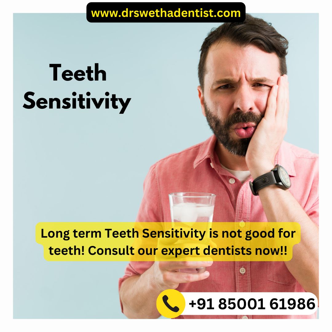 drswethadentist's tweet image. **Tooth Sensitivity**: Sensitive teeth can be due to worn enamel. Special toothpaste for sensitive teeth can alleviate discomfort. Consult with our expert dentists at Apollo Dental KPHB &amp;amp; Manikonda now. Call +918500161986

#teethsensitivity #dentalcare #dentalclinic