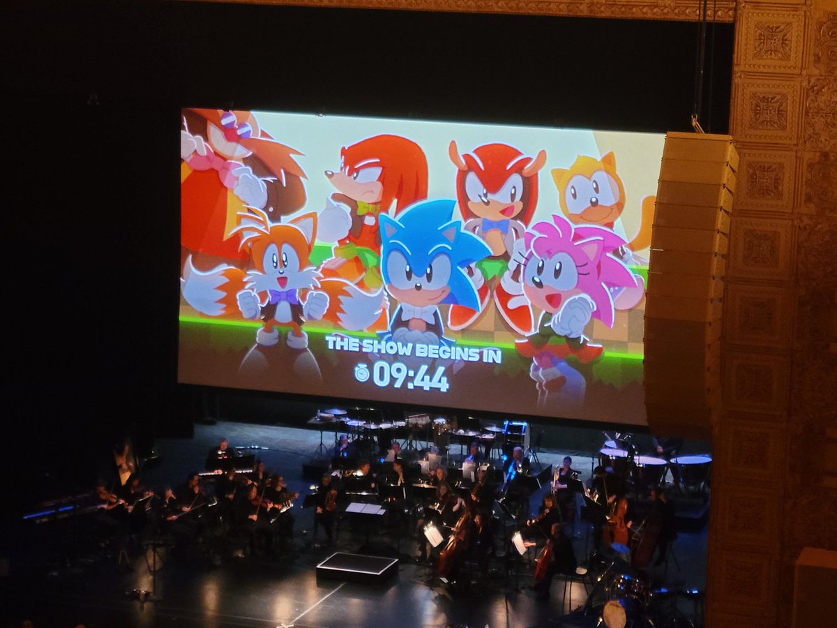 ソニック 「#SonicSymphony was absolutely incredible」|ᴇᴄᴏᴋɪᴛᴛɪ @ SPLATOON GRIND 🦑のイラスト