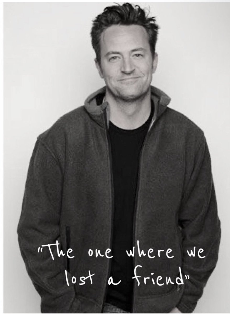 _hananiiii's tweet photo. The one where everyone is Heartbroken 💔💔
RIP Matthew perry 💔😭 https://t.co/02EYtvHjI1