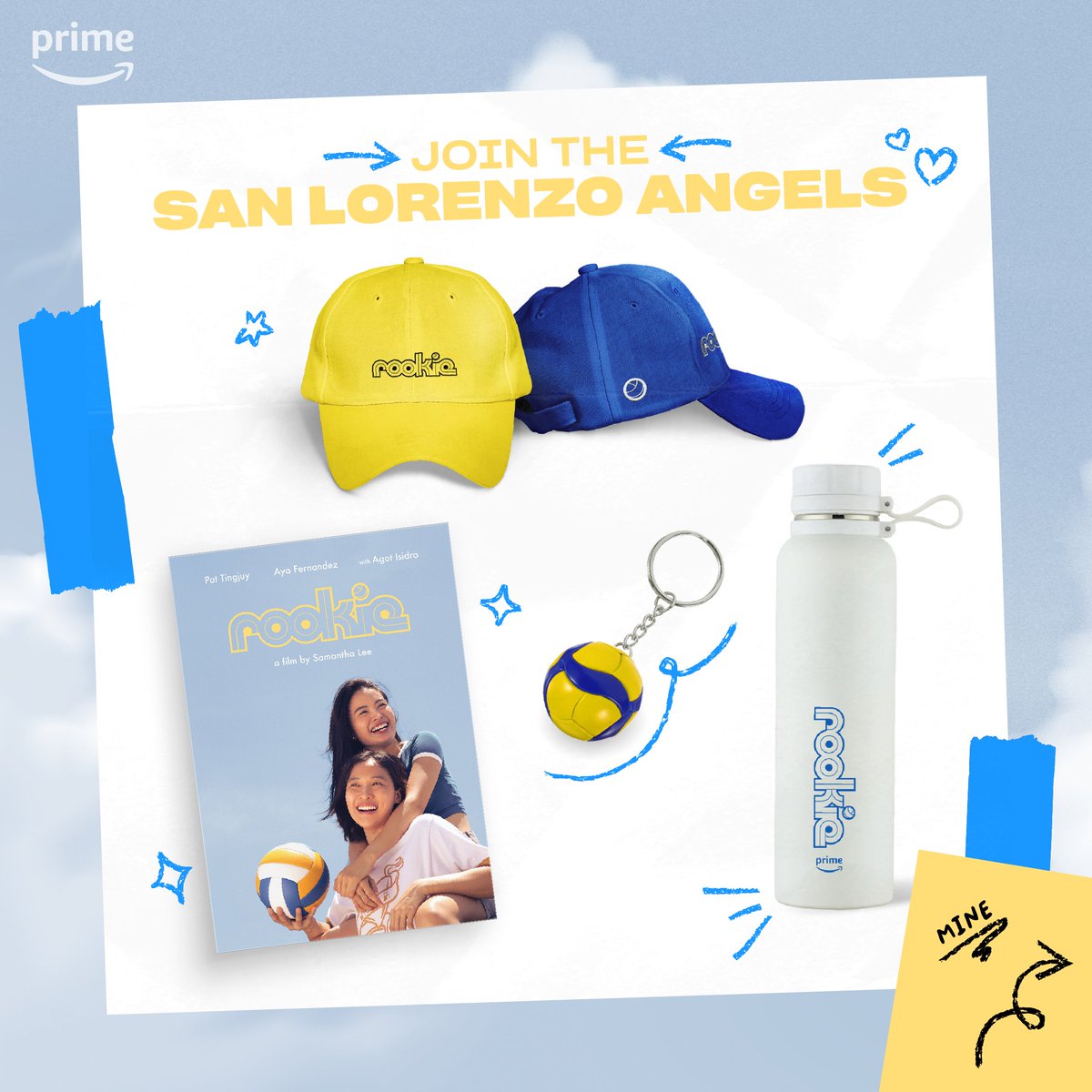 primevideoph's tweet image. Team #RookieOnPrime, are you ready for another surprise? 😍

Now you can easily share the kilig and joy with your bestie! Just follow these steps to get a chance to win exclusive Rookie merchandise. Fun-fun lang, ha?