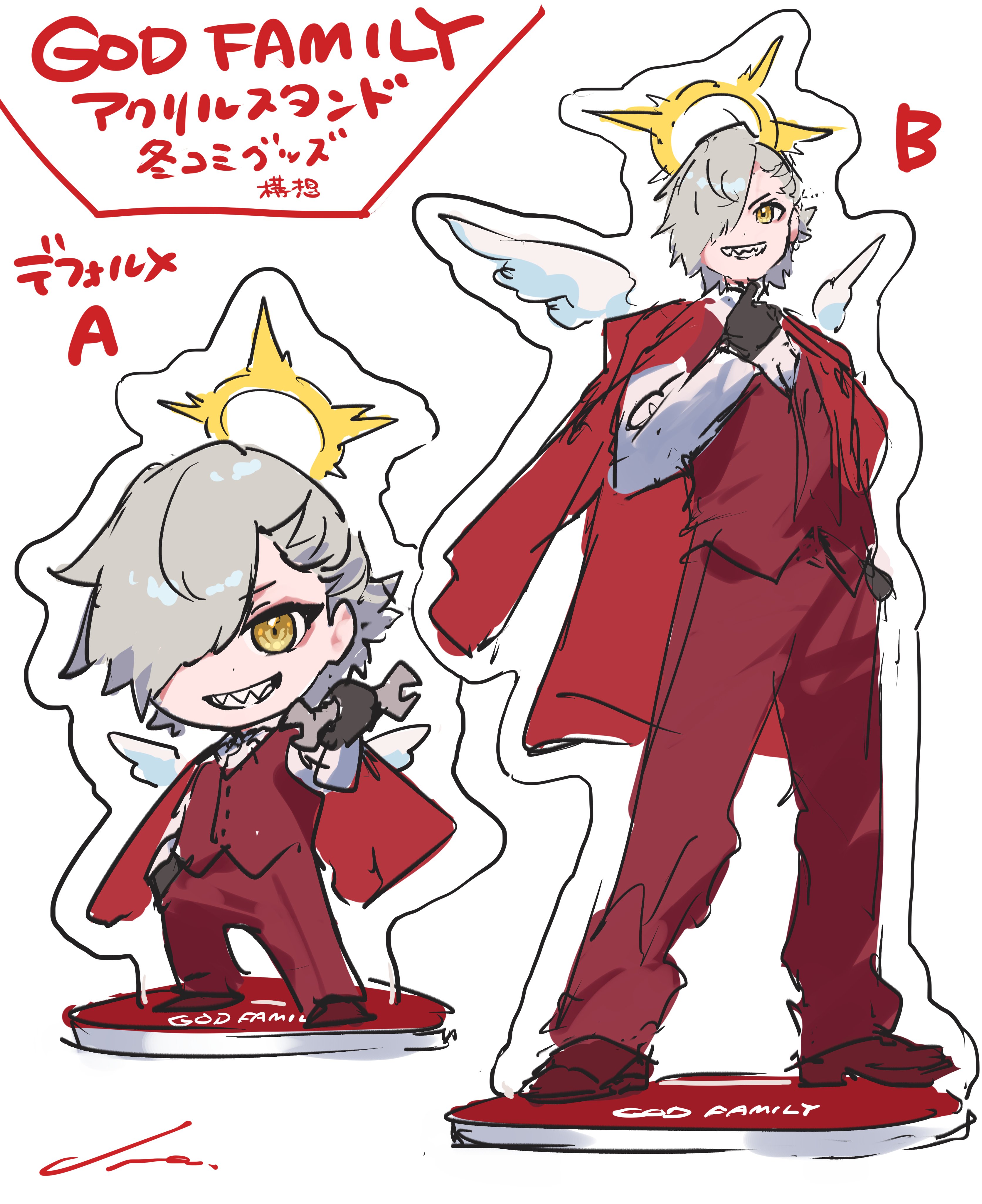 GODFAMILY アクリルスタンド 葛葉 イブラヒム アルスアルマル