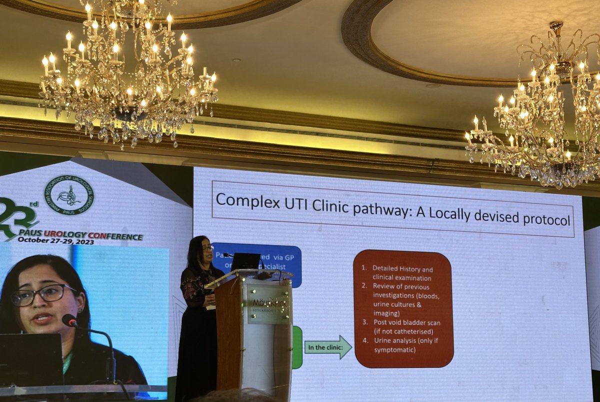 ⁦@Mehwash_Nadeem⁩ presenting - concept and experience of complex UTI clinic ⁦@joeurol⁩ ⁦@BAUSurology⁩ ⁦@drrickaz⁩ ⁦@JoCresswell4⁩