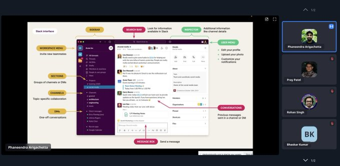 TheSFDCGuy's tweet photo. Anatomy of @SlackHQ Interface!
@slack_community
@slackhq
@ipraypatel
@arigachetta
@RohanSFTblazer
#SlackCommunity #SlackAhmedabad https://t.co/VjQOLpTe3u