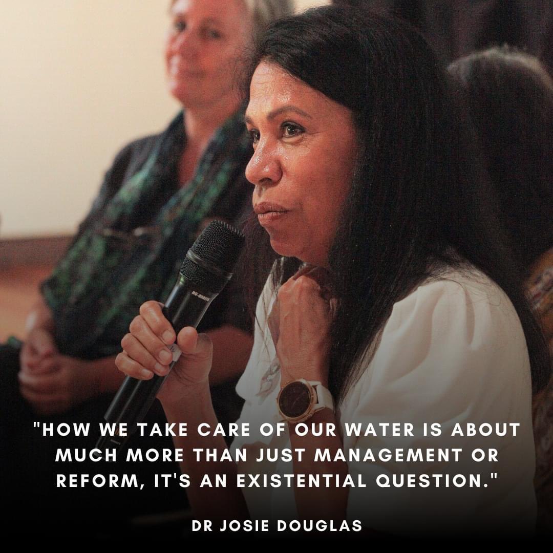 Water rights are the new land rights. If you’re searching for an inspiring podcast, listen to the wise and wonderful words of Dr Josie Douglas, giving the keynote at our recent NT State of the Environment Conference. Thank you to @WaterWatchRadio 🙏🏻 waterwatchradio.com/podcast/episod…