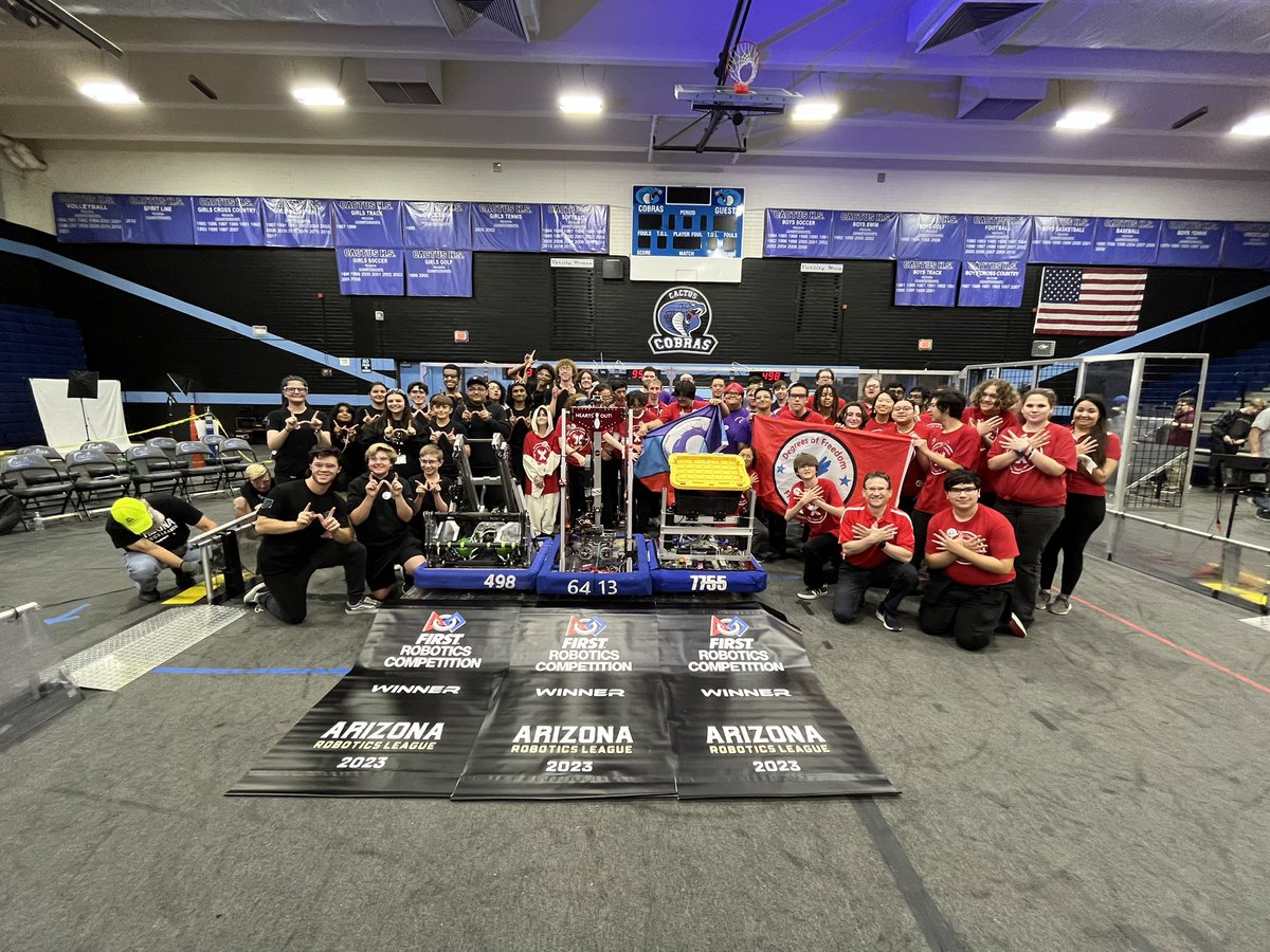 The 2023 ARL Championship Winners - Alliance 2: 498, 6413, 7755