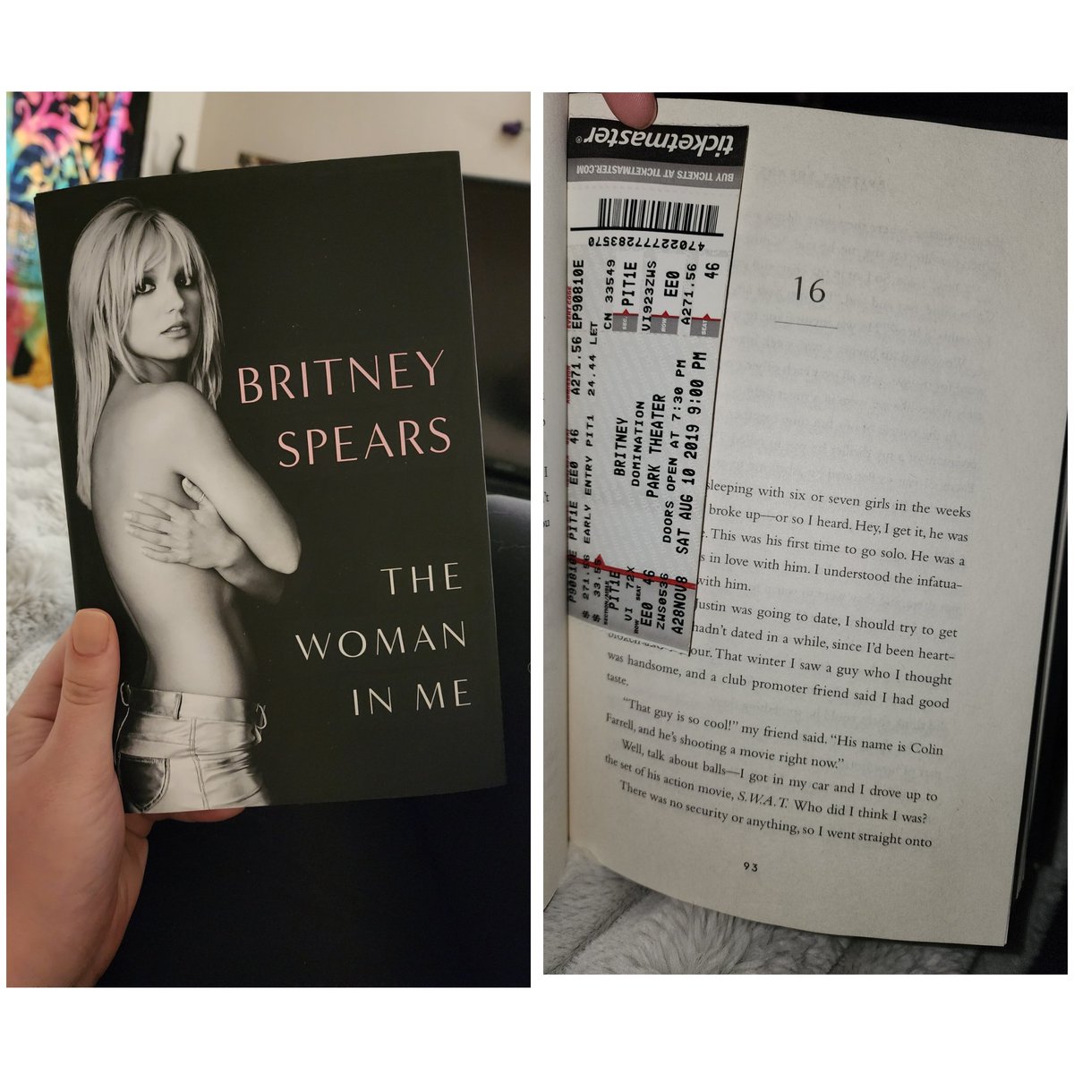 estriner's tweet photo. Anyone else using their ticket from the canceled Domination tour as a bookmark? 🥰
#BritneySpears #FreeBritney #WomanInMe https://t.co/G5VoxfVrH6