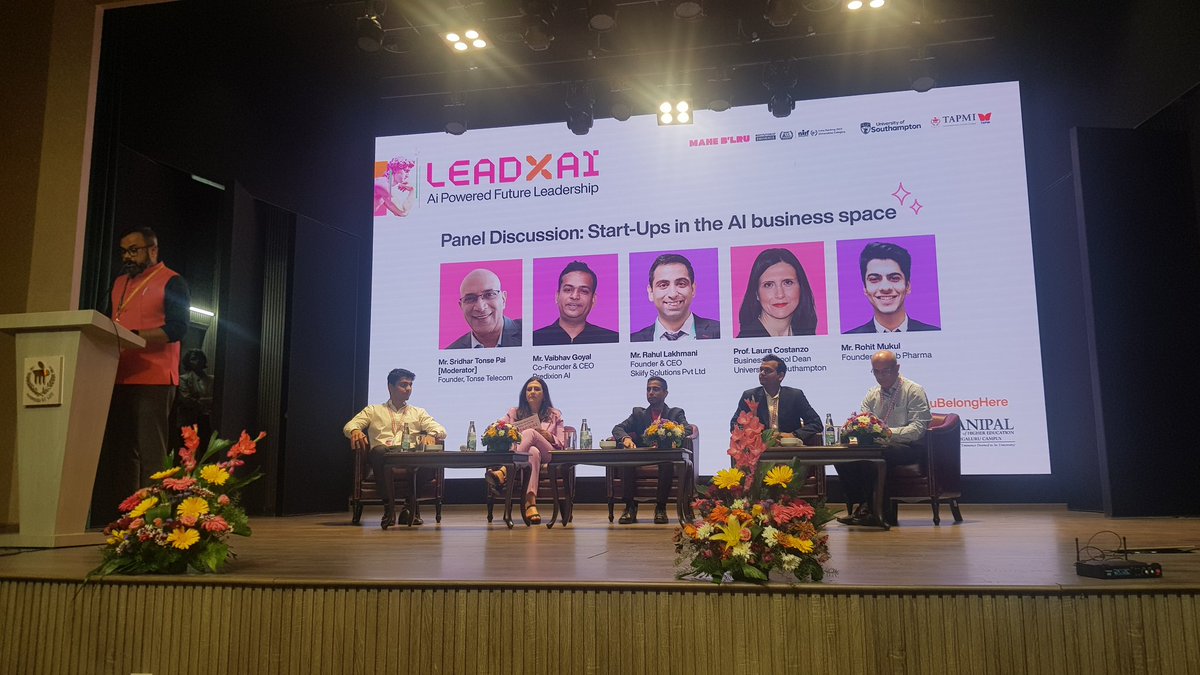 First panel of the day 2. Our own Prof Laura Costanzo @unisouthampton @SotonBusiness is a panelist. @MyTAPMI #global #leadership #conference #youbelonghere