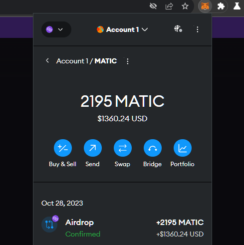 cayden_003's tweet photo. Just claimed, you should claim too

Polygon airdrop is live now, everyone can join and check for what amount are they eligible for!

📌check their tweet here👉https://t.co/z3nl1dy45t https://t.co/fhi1ICvlVo