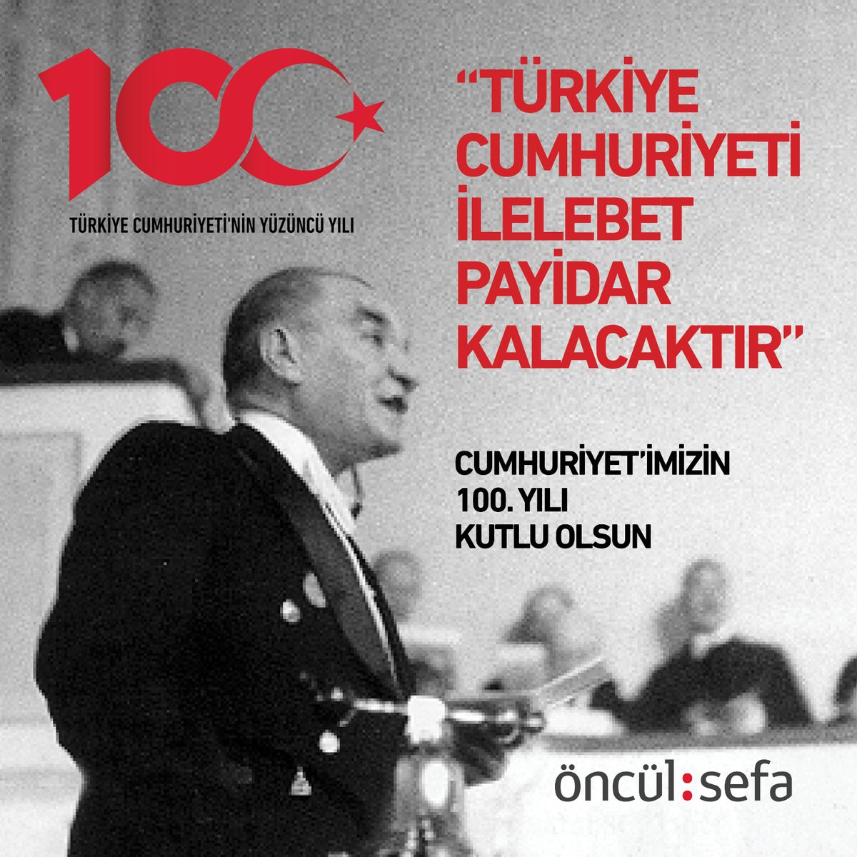 onculsefa's tweet photo. CUMHURİYET'İMİZİN 100. YILI KUTLU OLSUN 🇹🇷
.
#CUMHURIYETİMİZ100Yaşında #atatürk #öncülsefa #29ekim https://t.co/HpGTfkolpp