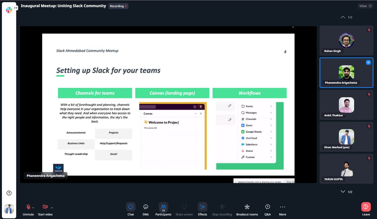 KMARKAD's tweet image. Setting up Slack
@slack_community
@slackhq
@ipraypatel
@arigachetta
@RohanSFTblazer
#SlackCommunity #SlackAhmedabad