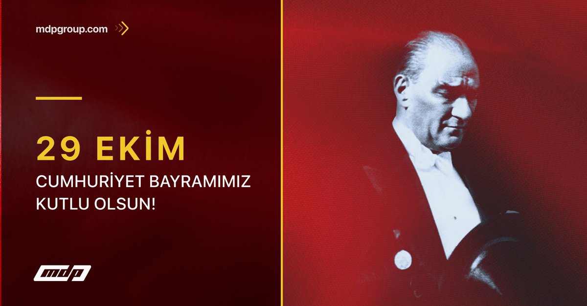 Cumhuriyetimizin köklü geçmişi ve aydınlık geleceği için bir aradayız. Cumhuriyet Bayramımız kutlu olsun. 🇹🇷