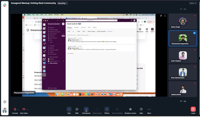 TheSFDCGuy's tweet photo. Slack Global Search is used to search from all your channels.
@slack_community
@slackhq
@ipraypatel
@arigachetta
@RohanSFTblazer
#SlackCommunity #SlackAhmedabad https://t.co/wg016TCNmN