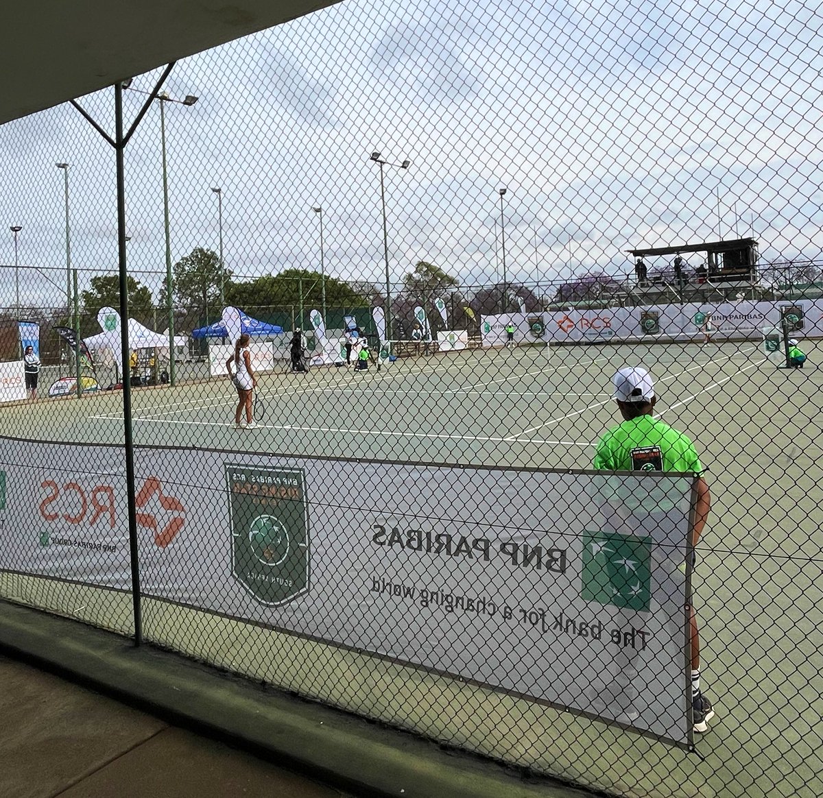 For the first time the @RCSGroup_ #RisingStarTennis championship is in Polokwane 🙌🏾🙌🏾💫💫💫🎾 enjoying the finals 👌🏾 @TennisSA