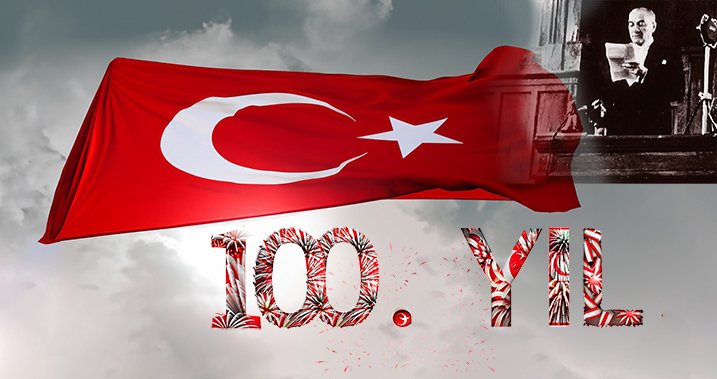 Cumhuriyetimiz 100 Yaşında! Yaşasın Cumhuriyet! Nice yüzlerce yıllara! Herzaman kalbimizdesin ATAM!  #Atatürkünİzinde100YIL Açtığın yolda, gösterdiğin hedefe durmadan yürüyeceğime ant içerim.
Varlığım Türk varlığına armağan olsun.
Ne mutlu Türk'üm diyene!