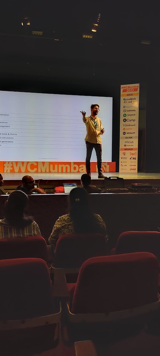 vipulch8's tweet photo. . #WCMumbai AI in WordPress @okaashish https://t.co/2sRHVa5UoQ