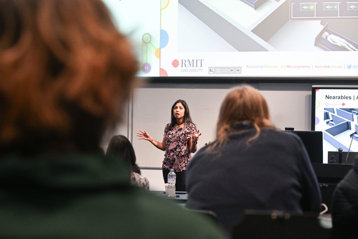 ParappillyMaria's tweet image. Thank you @madhu_bhaskaran for your inspiring plenary for our #engineering focused day 3 of the conference, influencing and motivating girls through your groundbreaking research, innovation and leadership @WomenSciAUST