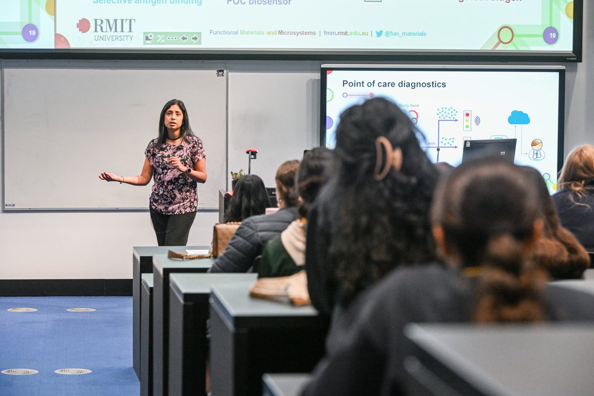 Thank you <a href="/madhu_bhaskaran/">Madhu Bhaskaran</a> for your inspiring plenary for our #engineering focused day 3 of the conference, influencing and motivating girls through your groundbreaking research, innovation and leadership @WomenSciAUST